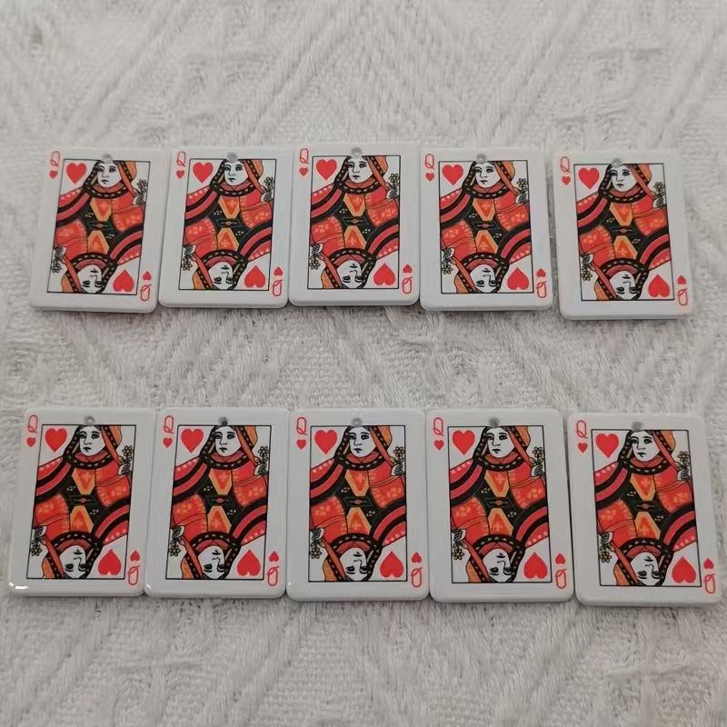 10pcs acrylic double-sided sim - Jewelry Making recension och pris