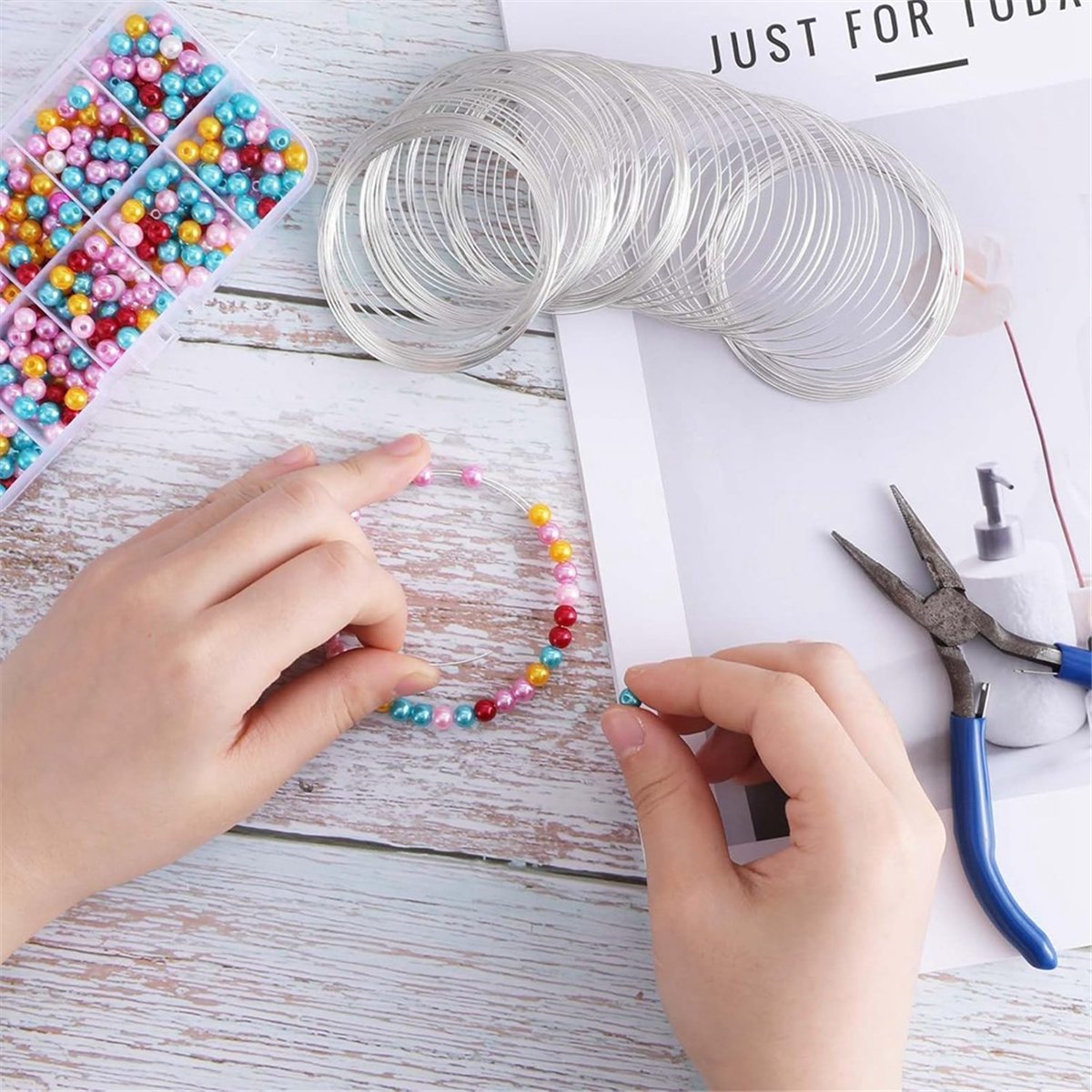 A008 100 Loop Jewelry Wire, Me - Memory Wire Bracelet recension och pris