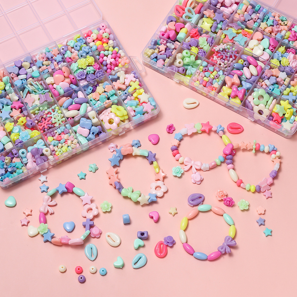 1 Box Colorful Acrylic Pony Be - Jewelry Making Kits recension och pris