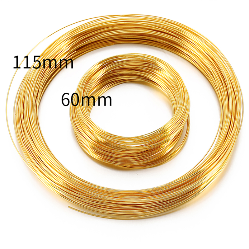 100 Loops Gold Steel Color Mem - Memory Wire Bracelet recension och pris