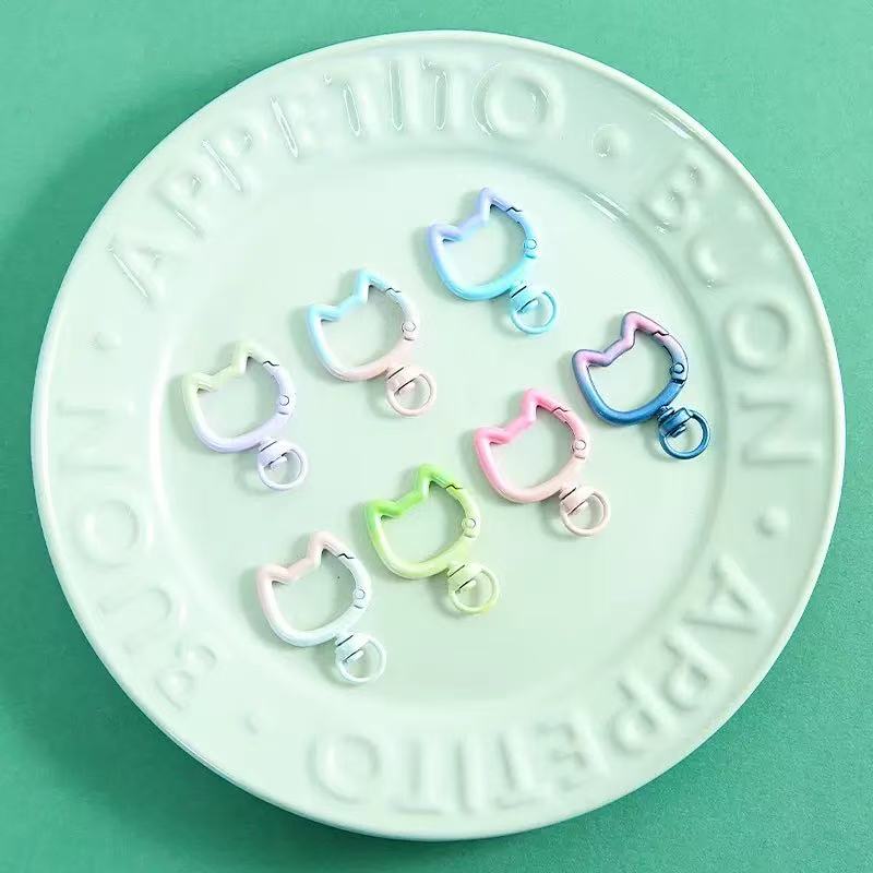 5-10PCS Gradient Cute Cat Clas - Jewelry Making Metals recension och pris