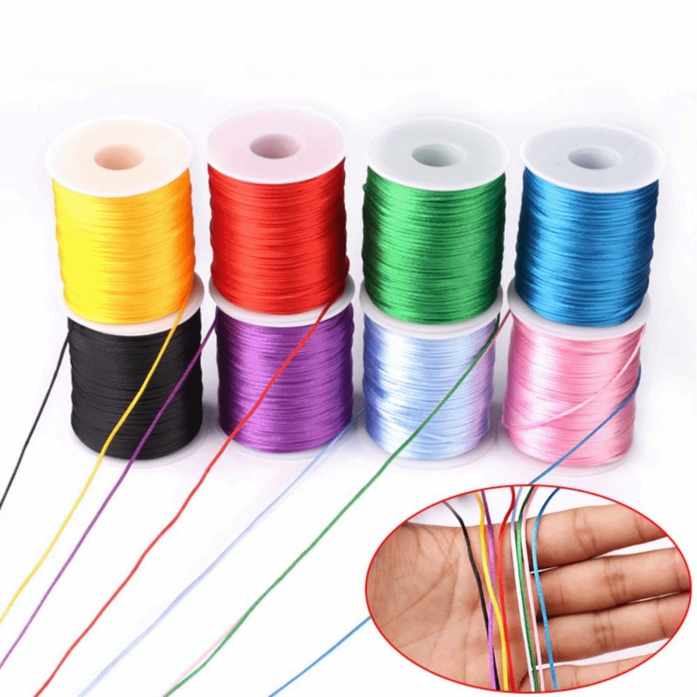 100m Craft String 1.5mm Satin  - Knotting Cord Silk recension och pris